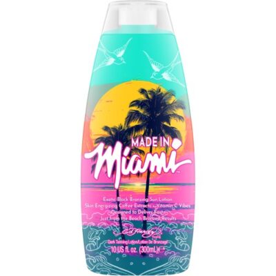 Made in Miami™ - Tanning Lotion Triple Black Bronzer Tropical Formula Rich in Electrolytes & Vitamin C