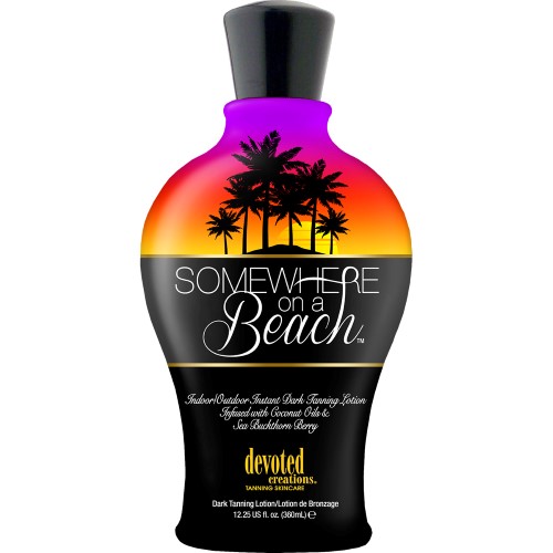 Somewhere on a Beach. Indoor / Outdoor Instant Dark Tanning Cocktail